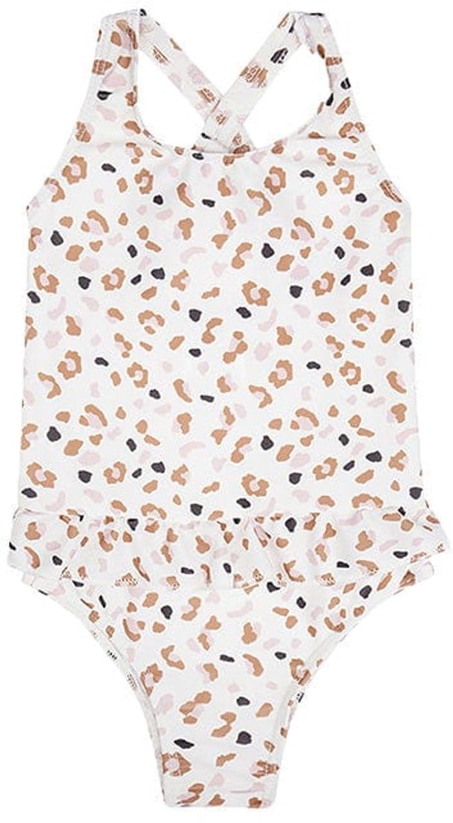 Kaki Leopard Bathing Suit