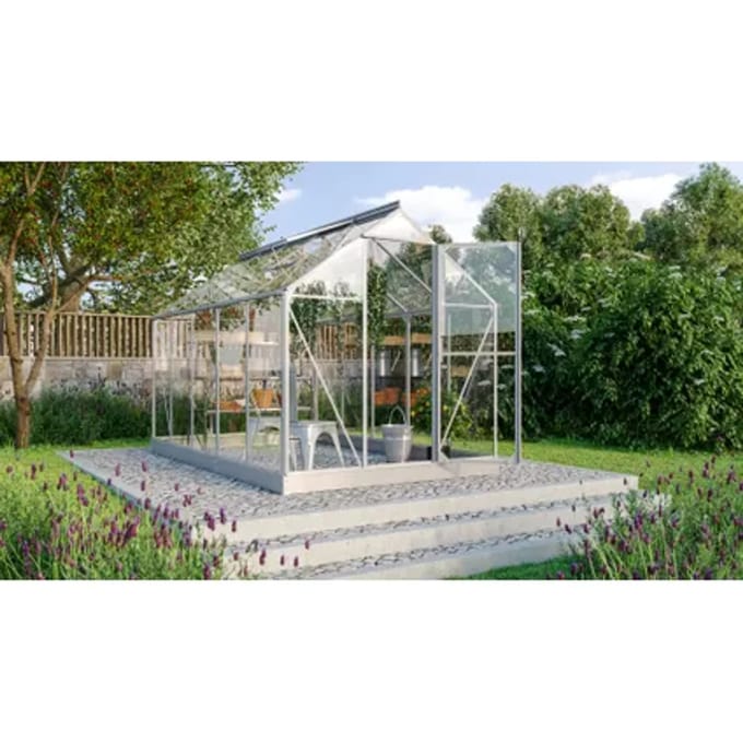 Vitavia Kweekkas Triton 6200 - Veiligheidsglas 3mm - Aluminium - 198x317x208cm