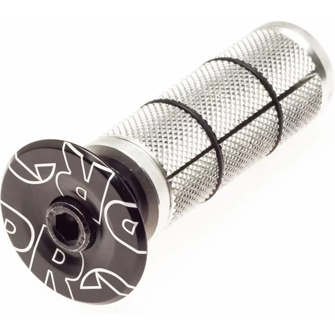 Pro Balhoofdplug 1 1/8 Inch 50 Mm Zwart/zilver