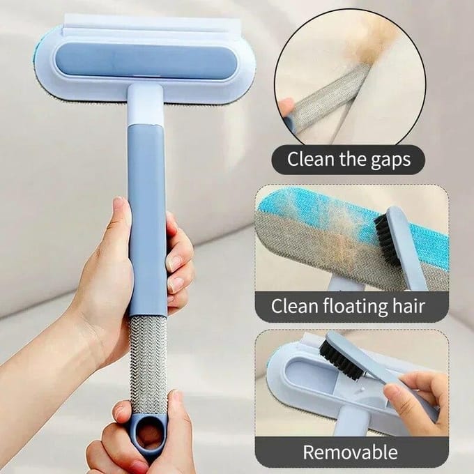 Pet Fur Remover Multifunctionele kleding Ontharingsborstel Herbruikbare Kat Hond Haar Lint Roller Brush Ontharingshulpmiddelen gray