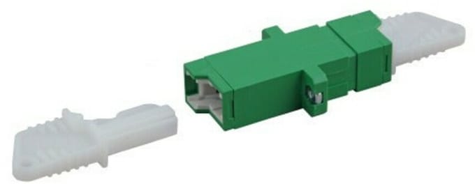 Singlemode koppeling E2000-E2000 simplex groen