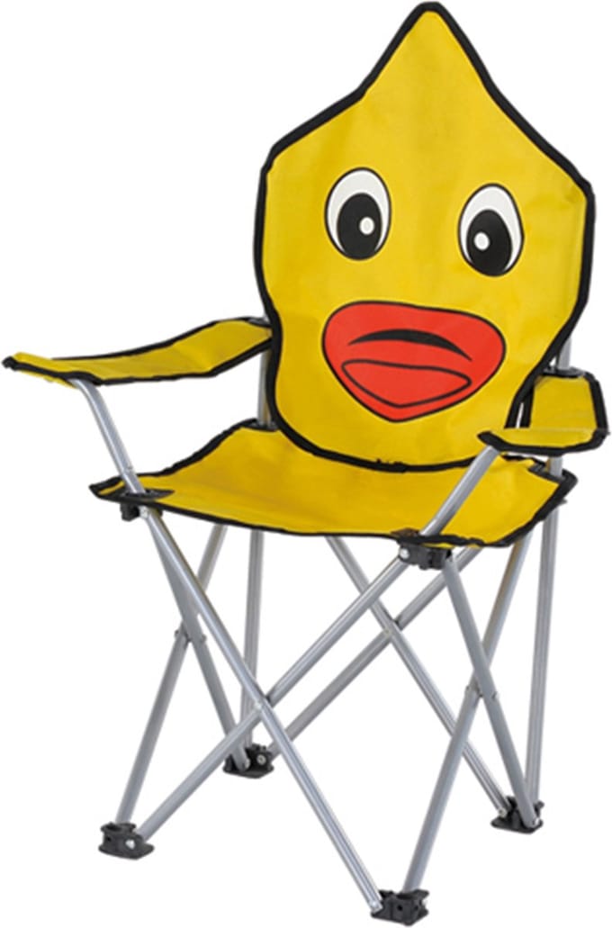 Kinderklapstoel Campingstoel - voor kinderen - eend - staal en polyester