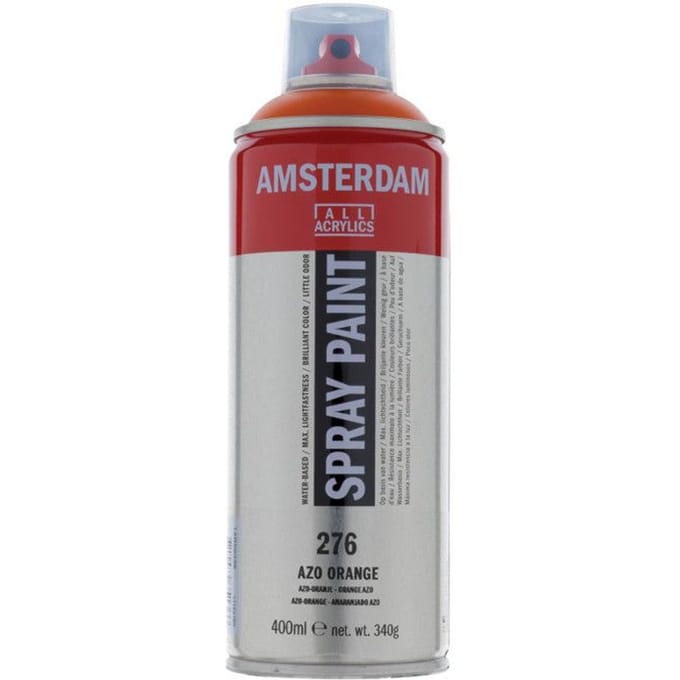 Bombe de peinture Amsterdam 400ml orange azo orange