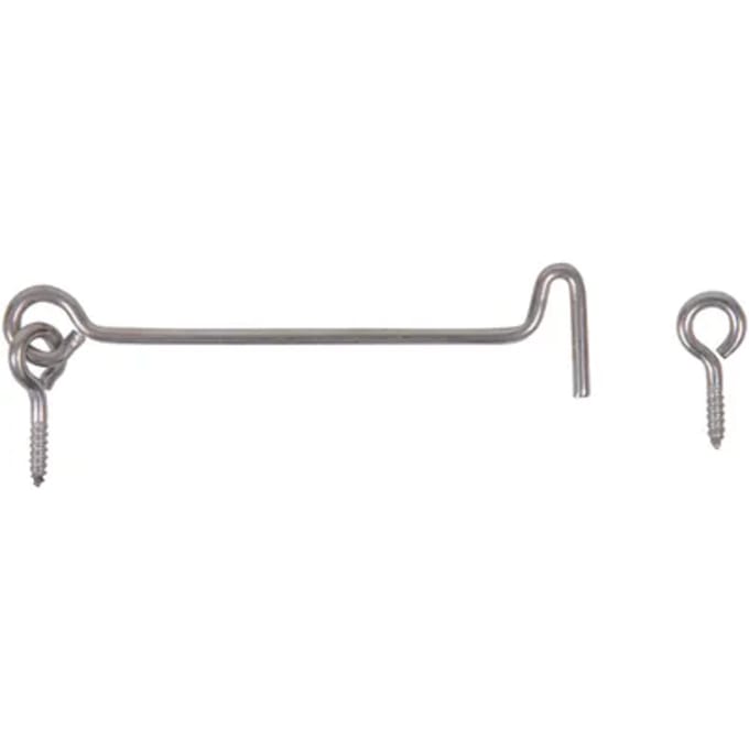 Alberts Stormhaak + Ogen Rvs 100x⌀3mm