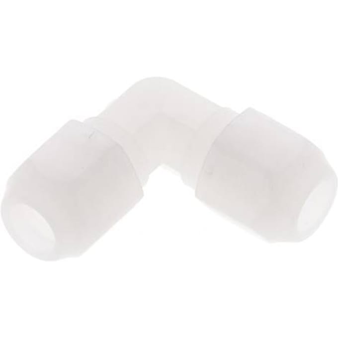 8x10mm PVDF Elleboog Slangfitting 10bar/145psi