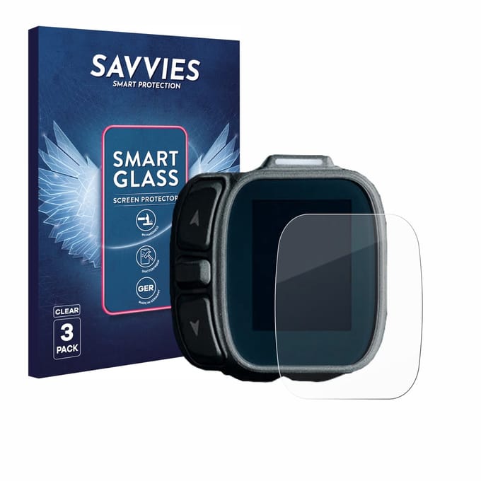 3 Stuks Savvies Screenprotector - geschikt voor Giant Ridecontrol Dash 2 2026 - beschermfolie glas transparant