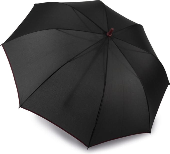 Kimood Automatische paraplu KI2018 - Black / Wine - One size