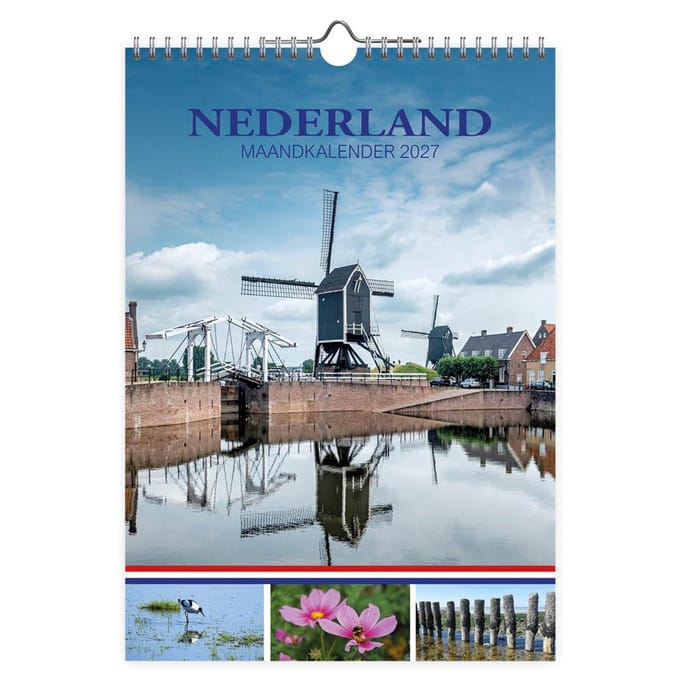 Nederland Maandkalender Molen 2027