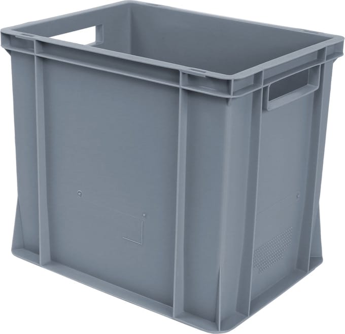 Alpac Stapelbak - Opbergbak - 400 x 300 x 360 mm - 35L - Grijs