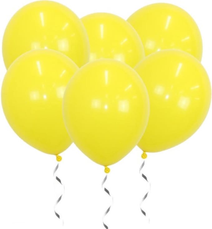 Gele Ballonnen 100St Feestversiering Verjaardag Ballon