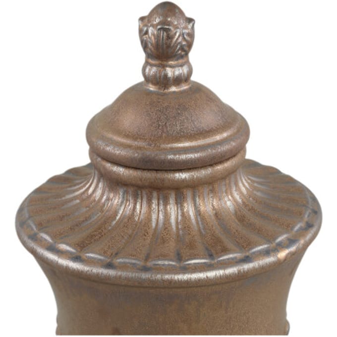 PTMD - Beeld Kristifor - Bruin - 25.5x25.5x42.5cm