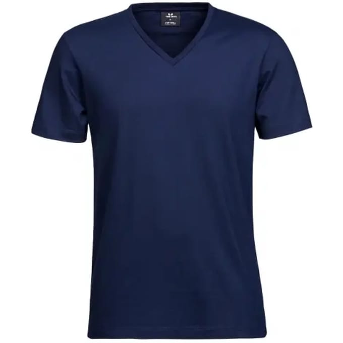 Tee Jays - Fashion Sof T-shirt V-hals - Navy maat L