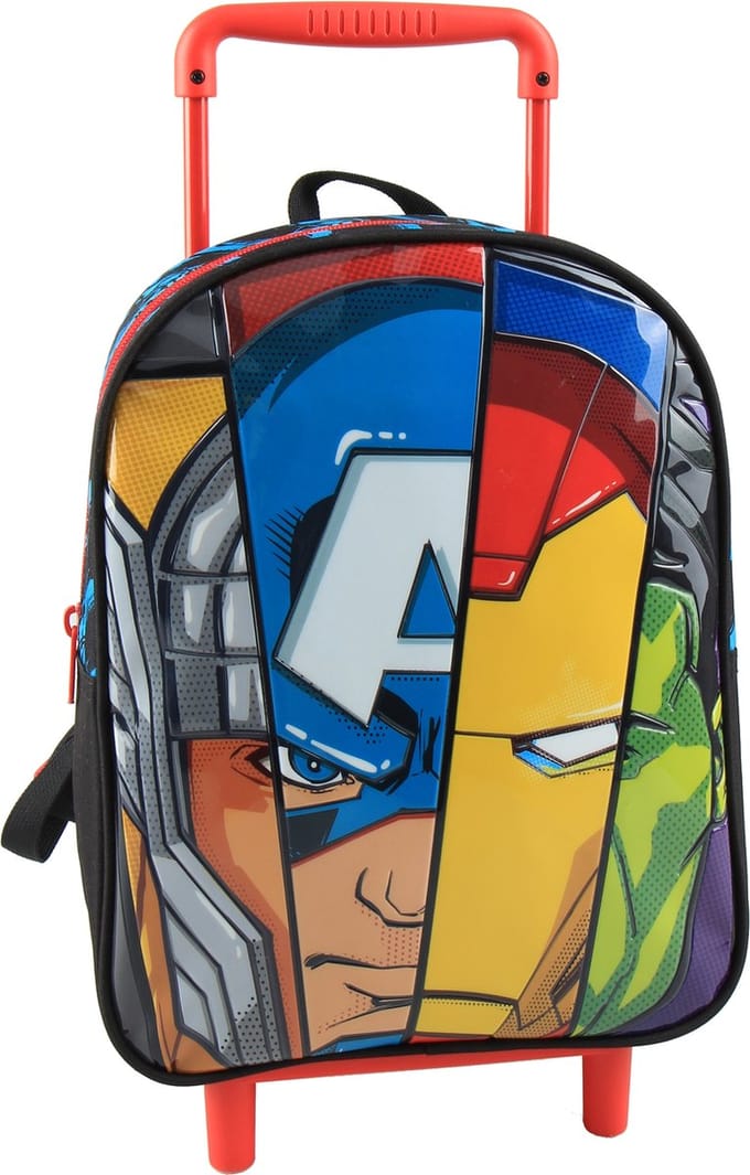 The AVENGERS Kinder Trolley Koffer 2-4 Jaar Hulk Iron Man Captain America