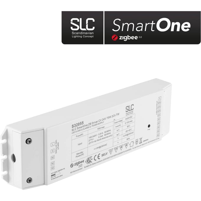 The Light Group SLC SmartOne voeding ZigBee CV 24V 75W PWM CCT