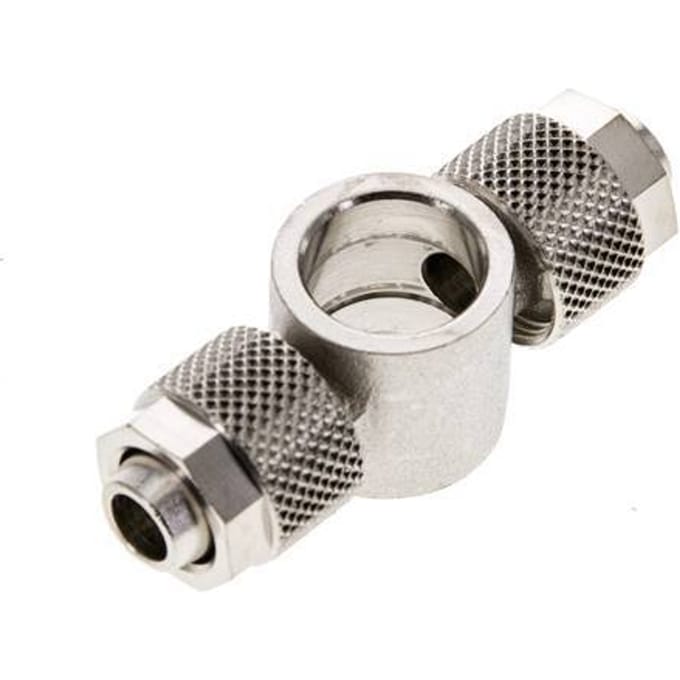 10x8 & G1/4'' Vernikkeld Messing T-Banjobout Opsteekkoppeling [2 Stuks]