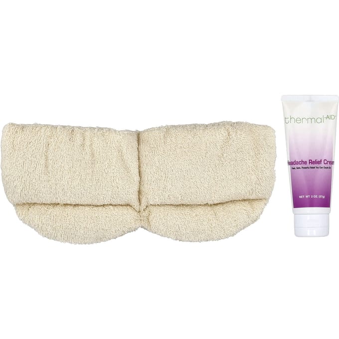 Thermisch Hulp Systeem voor Hoofdpijnverlichting, 2-delige kit beige