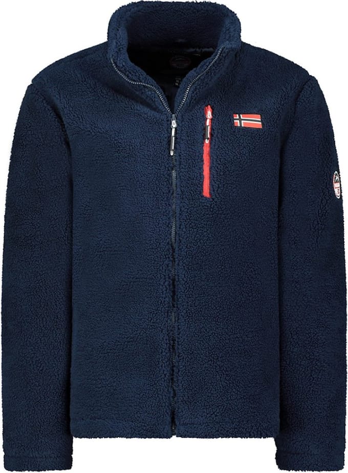 Geographical Norway Teddy Vest Gevoerd Heren Blauw Umberto - M
