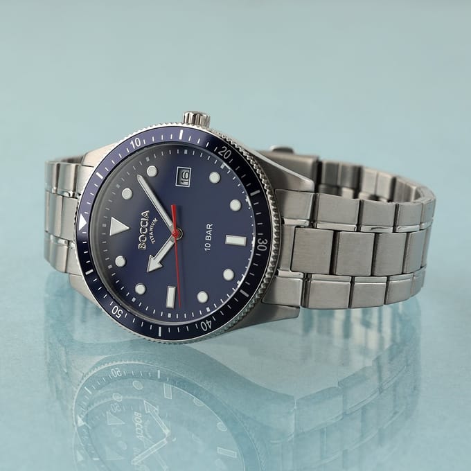 Boccia Titanium 3664-04 Heren Horloge