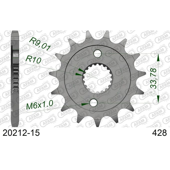 Tandwiel Afam 428 15 dents