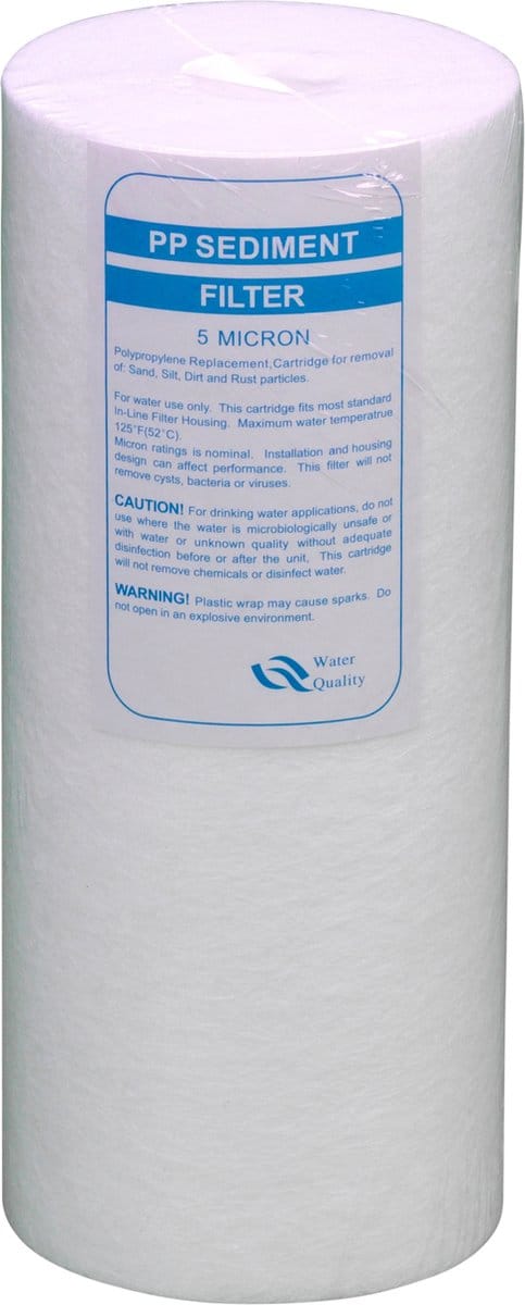 PP - Polypropyleen drinkwater filter patroon 10inch/25cm - 5 micron