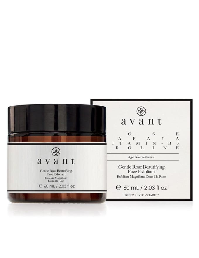 Avant Age Nutri-Revive Gentle Rose Beautifying Face Exfoliant Peeling