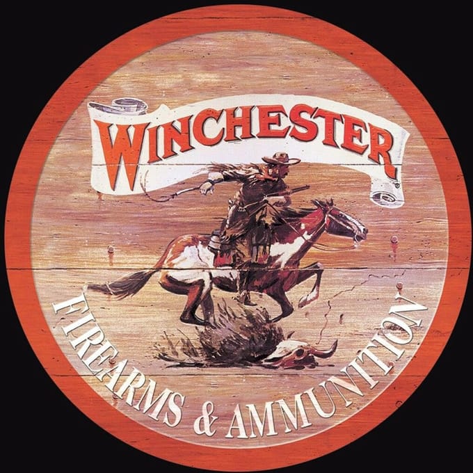 Winchester Express Metalen wandbord - Rond 30 cm