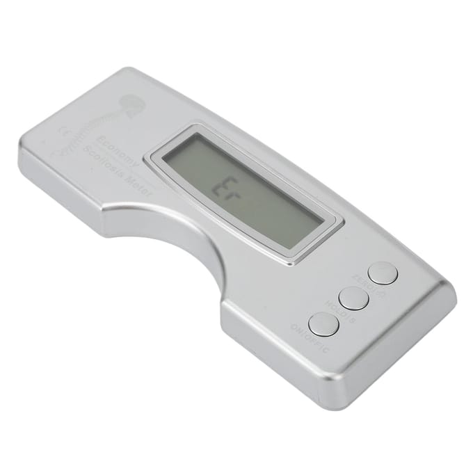 Scoliosis Testing Meter 0‑30 degrees  Accurate Data Back Spine Diagnosis Measuring Tool for Adults Children gray
