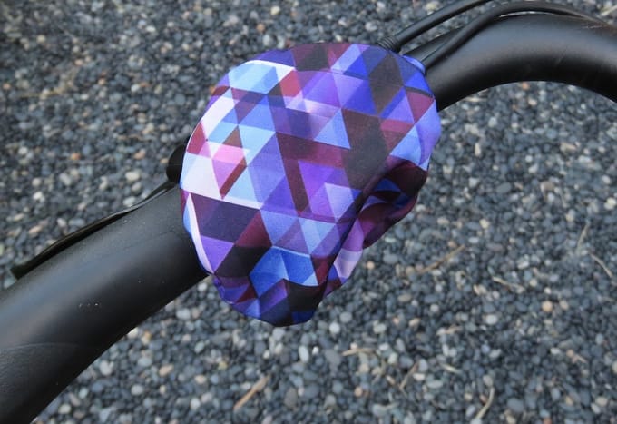 Hoesje voor vaste ebike displays Driehoekje Paars K