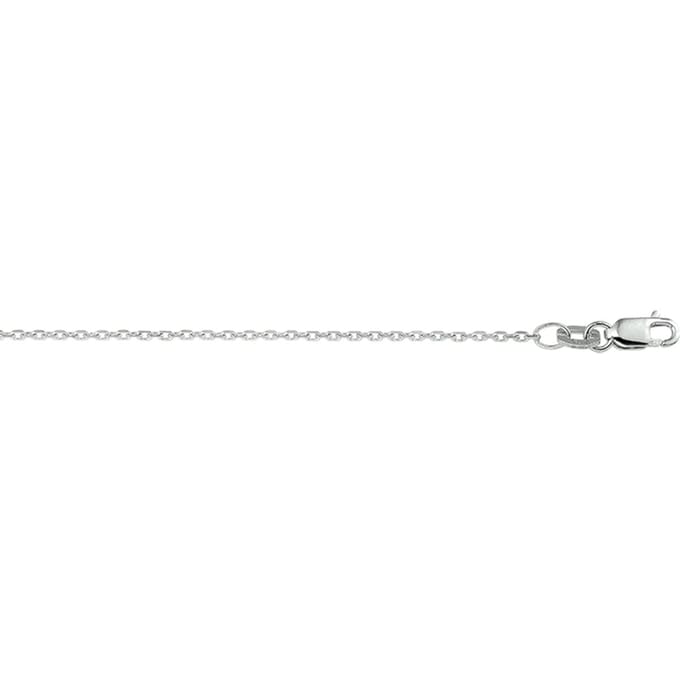 9k Collier Anker Gediamanteerd 1,3 Mm