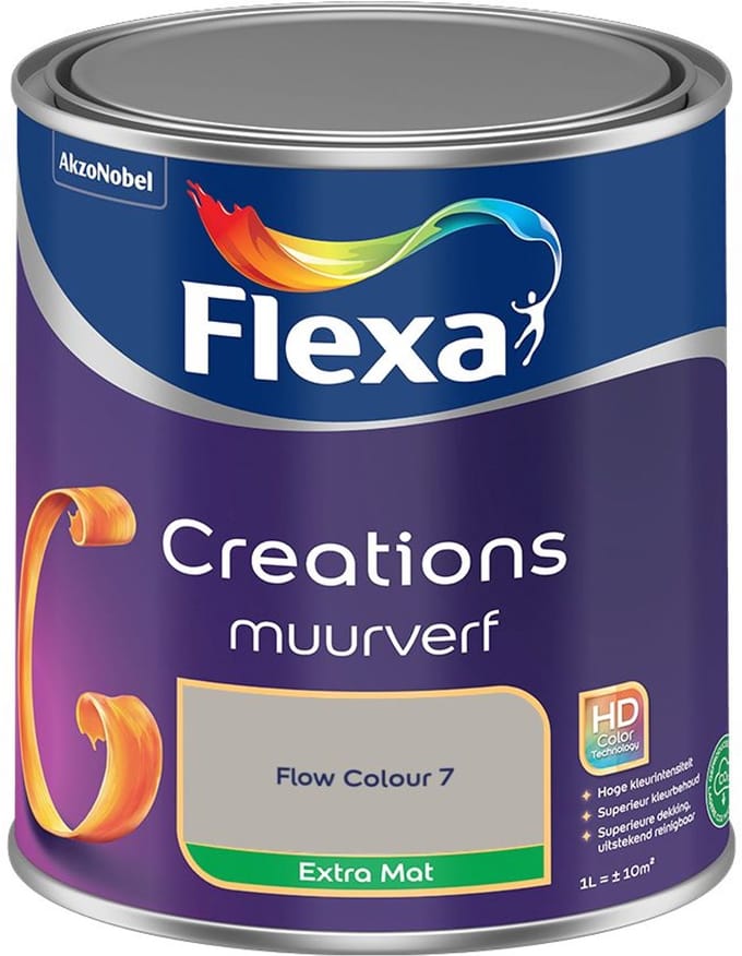 Flexa - Creations Muurverf Extra Mat - Flow Colour 7 - Mengverf - 1 L