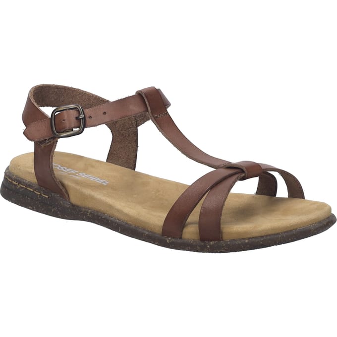 JOSEF SEIBEL Dames Sandaal Fabricia 01 in bruin