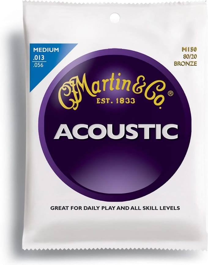Martin Strings M150 Medium 013 snarenset voor akoestische gitaar