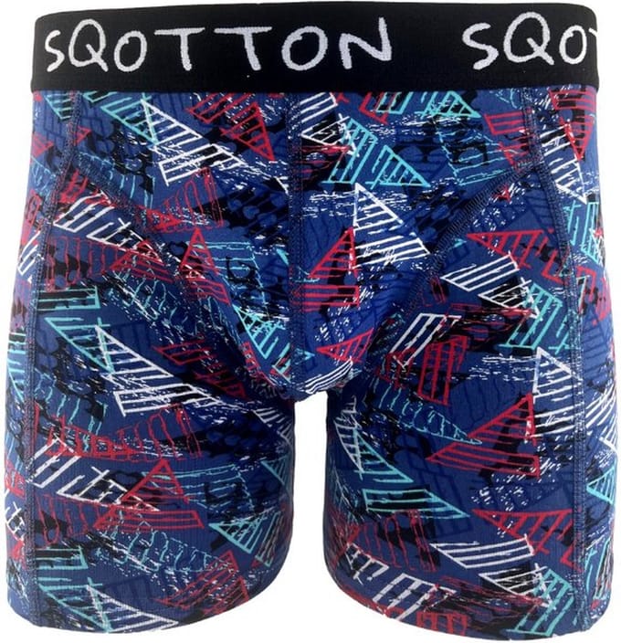Boxershort - SQOTTON® - Sailing - Blauw - Maat M