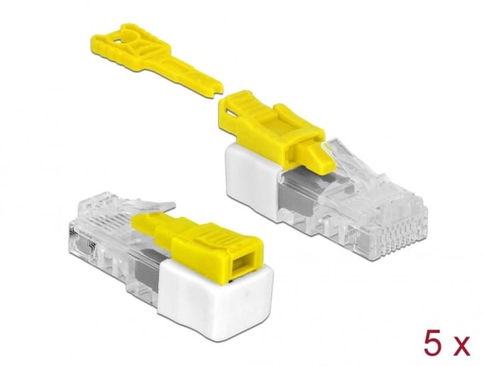 Delock RJ45 Port Blocker 5 pieces set