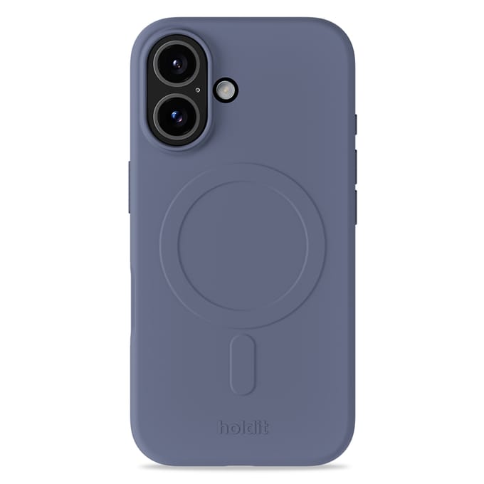 Holdit Soft geschikt voor MagSafe Case geschikt voor iPhone 16 - Pacific Blue