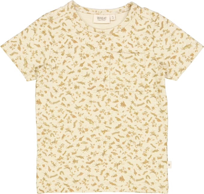 Wheat - T-shirt Alvin - Fossil insects - Maat 110 - 5 jaar