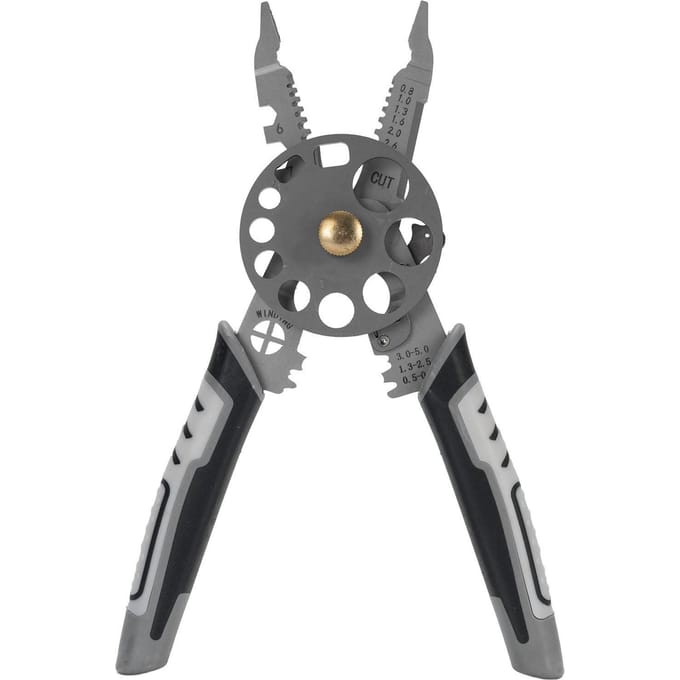 Striptang Ergonomisch Rubber Gecoat Handvat Professioneel Hoge Efficiëntie Multifunctionele Draad gray