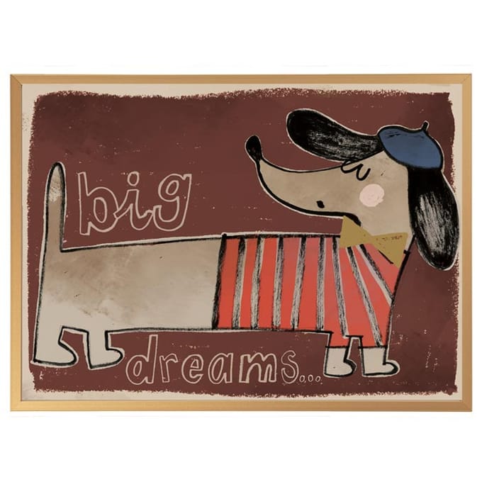 Studio loco poster Teckel 70 x 50 cm