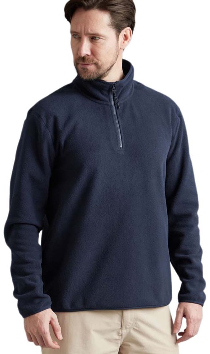 Gill Pursuit Fleece Met Halve Rits Blauw M Man