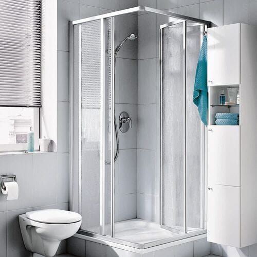 Kermi Nova 2000 corner entry 2-part 90 x 185 cm, folding door half part N2EF20901811K