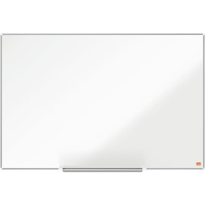 Nobo Impression Pro Magnetisch Whiteboard Van Staal Met Pennengoot - Inclusief Nobo Whiteboard Marker - 900x600mm - Wit
