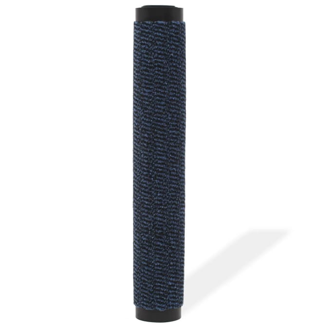 vidaXL - Droogloopmat - rechthoekig - getuft - 60x90 - cm - blauw