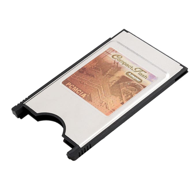 Lecteur de carte mémoire PCMCIA Lecteur de carte CompactFlash PC Adaptateur Plug and Play brown