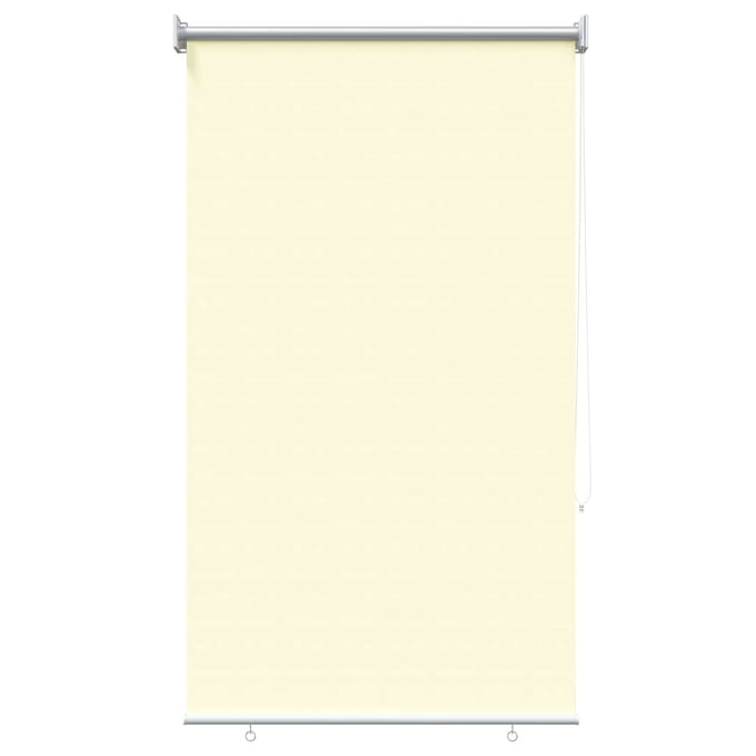 vidaXL - Buitenrolgordijn - UV-bescherming - Crèmekleurig - Polyester