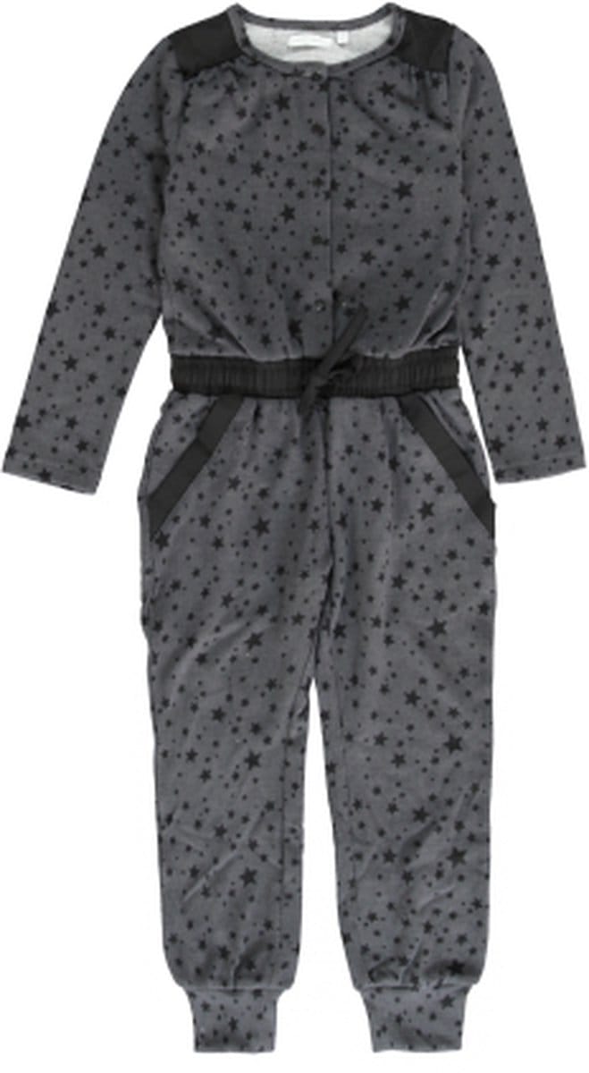 Lemon Beret Jumpsuit - Meisjes - Maat 98 - Zwart