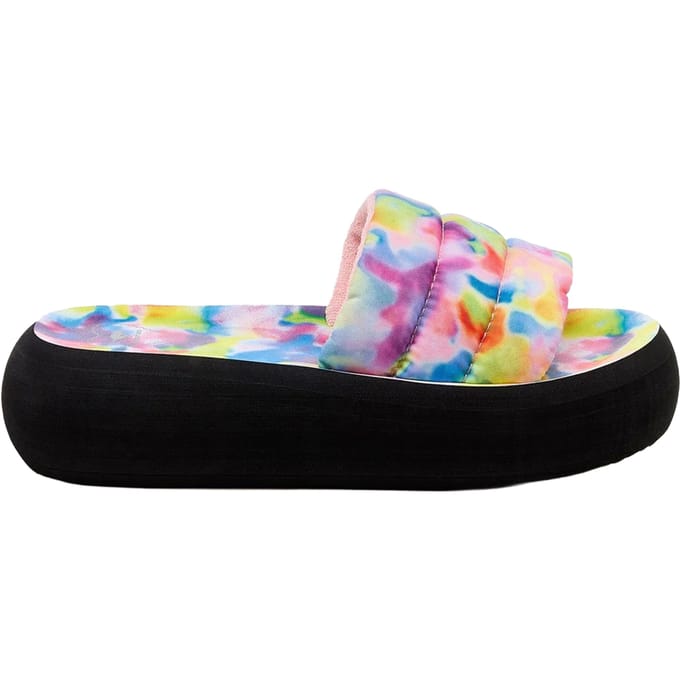 Rocket Dog Dames/Dames Splash Loyal Tie Dye Sliders (Roze/Multikleurig)
