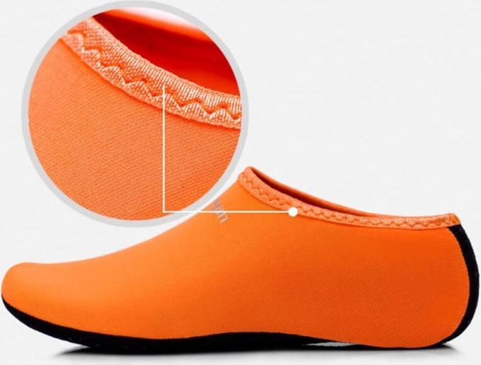Watersokken - Dunne Waterschoenen Oranje - S (Maat 33-34)