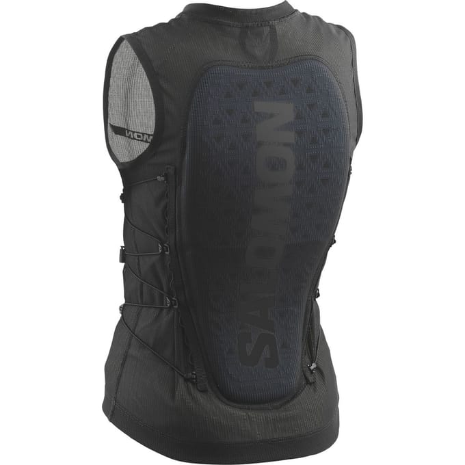 Salomon Flexcell Pro, rugbeschermer, junior, zwart