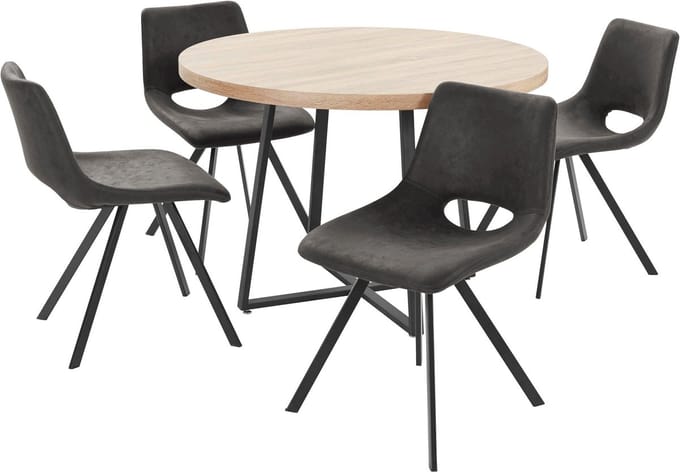 Anja&Leon-Eetset - 110 cm - Antraciet