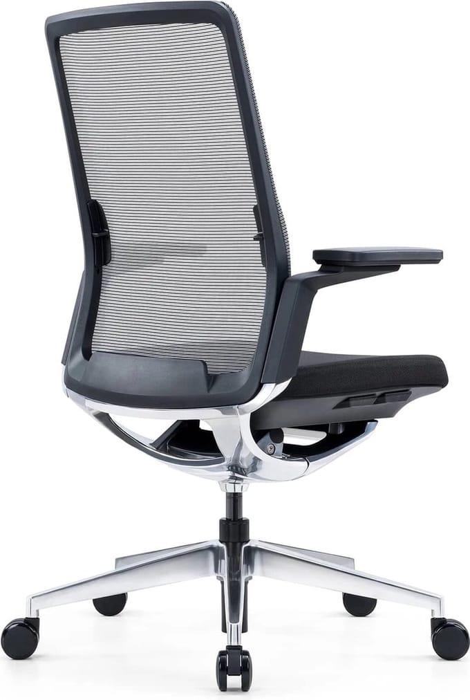 Conturio Silver bureaustoel 4D armleggers